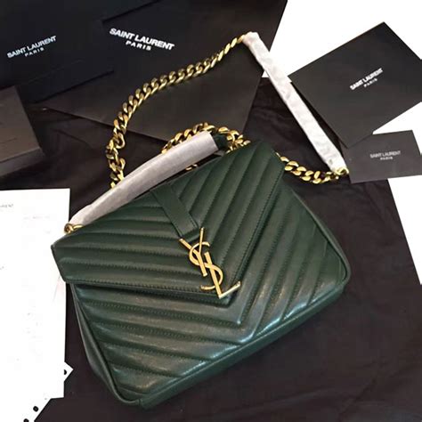 green tan chain ysl bag|ysl cross shoulder bag.